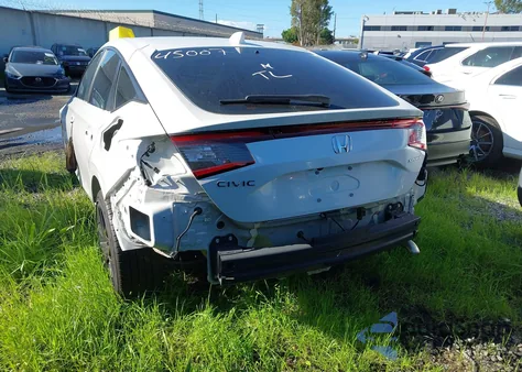 2025 Honda Civic Sedan Sport из США, поврежденный, VIN 19XFL2H88SE022166